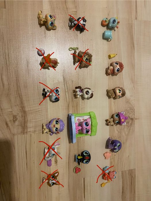 Figurki littles pet shop