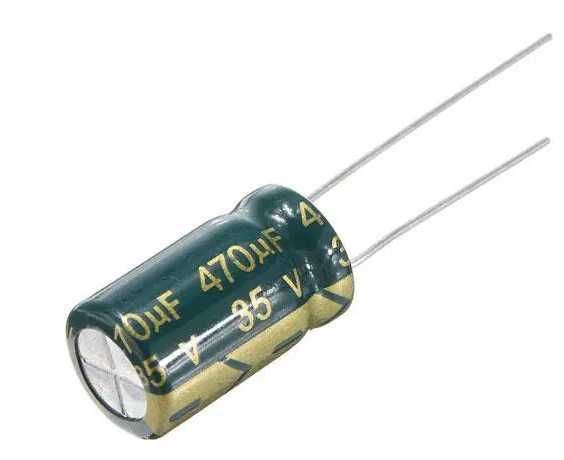 Конденсатор 35V470UF, транзистор NPN 30 В 0.1 А TO-92
