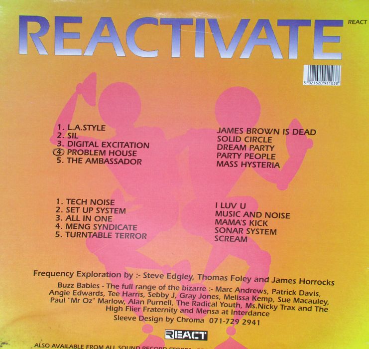 Reactivate Volume 3 - - - - - Tranceteria - - - - - LP