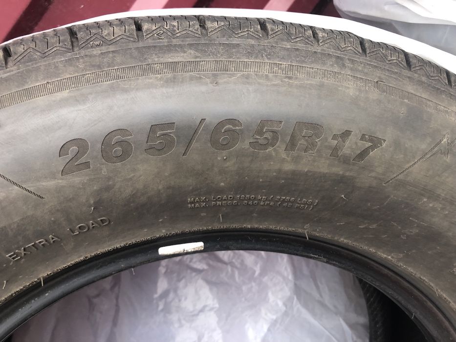 Зимняя резина 265-65-17