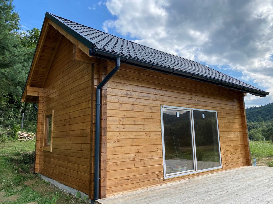 Dom z bali profilowanych 70m2