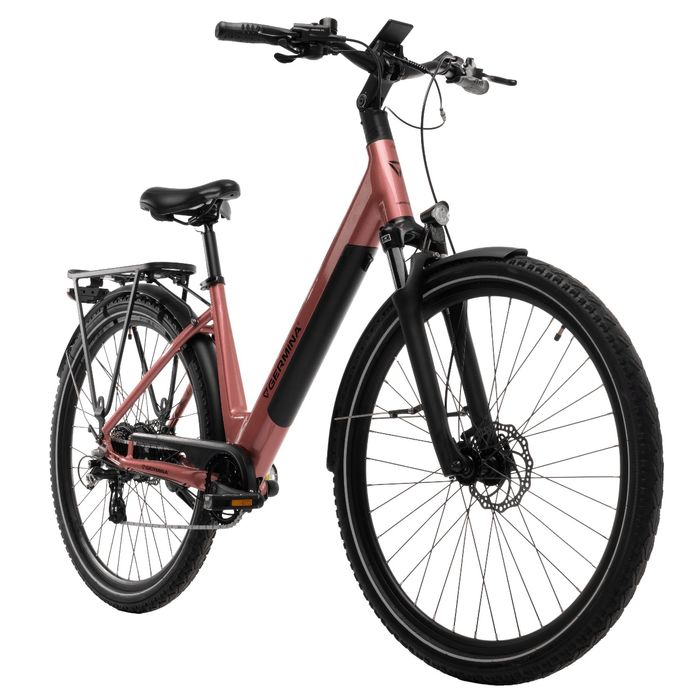 Germina rower miejski  różowy 28"/L 475.2 Wh.  286,287,288,289