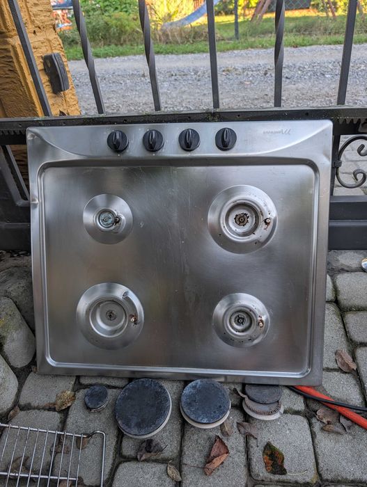 Zmywarka kuchenka elektryczna płyta gazowa okap