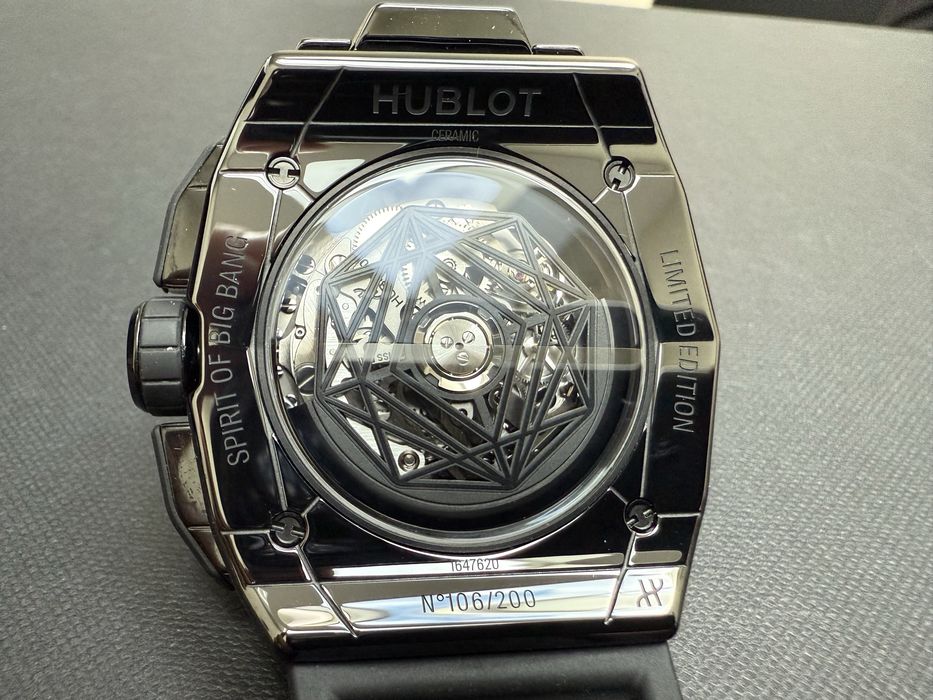HUBLOT Spirit of Big Bang Sang Bleu All Black. Нові.106 з 200шт.22300$