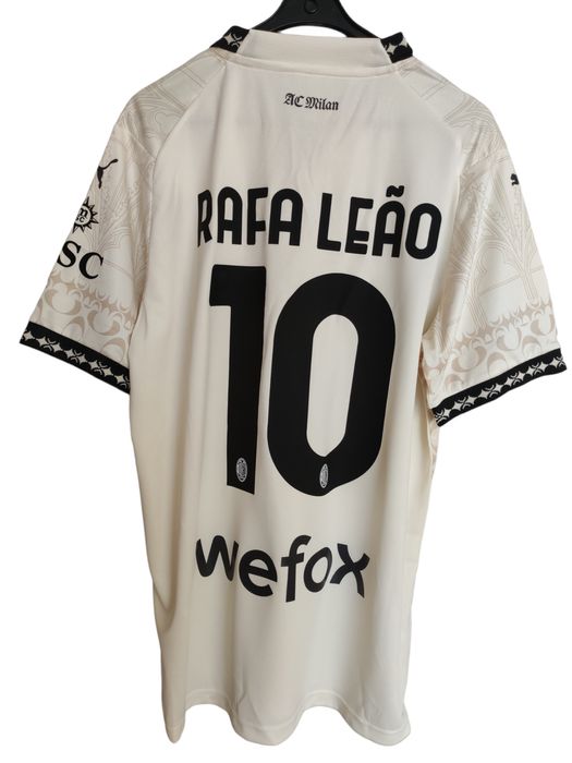 AC MILAN x PLEASURES #10 Leão RAFA LEÃO #10 AC Milan X Pleasures Fourth Away Soccer Jersey