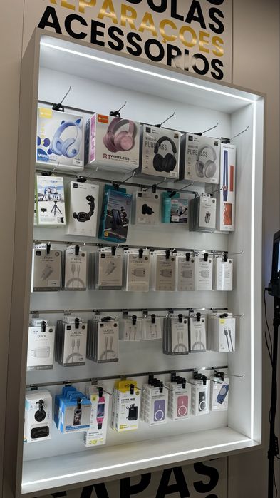 Expositor moderno para destacar produtos