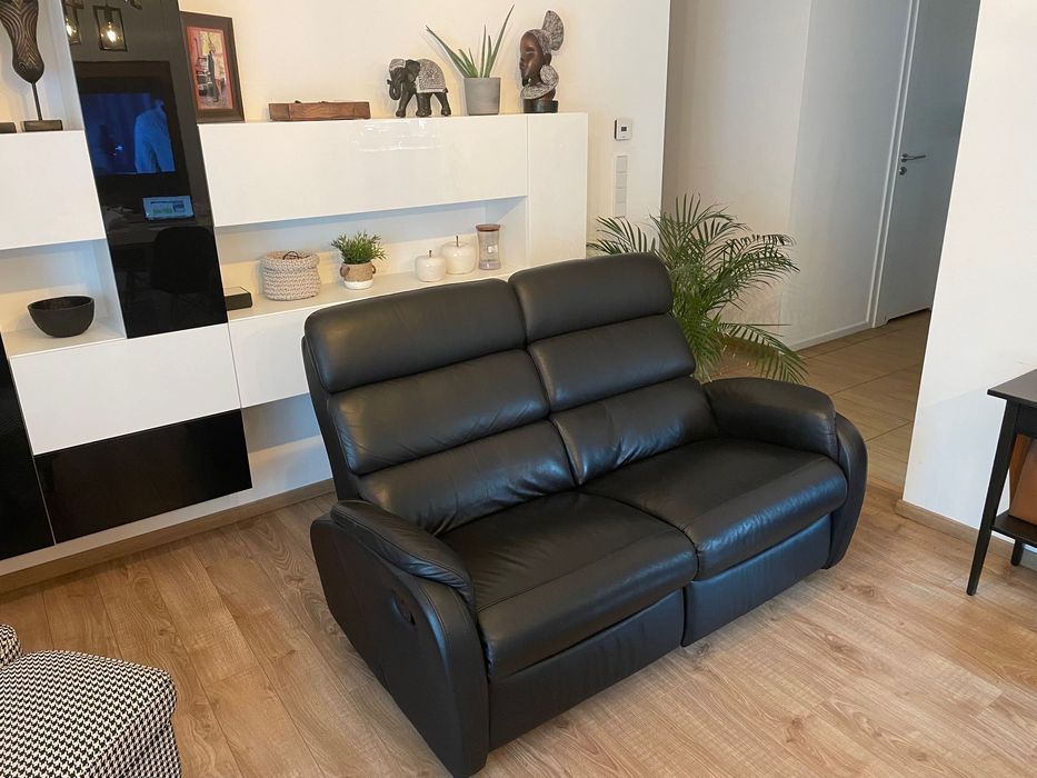 Sofa skórzana z funkcją Relax