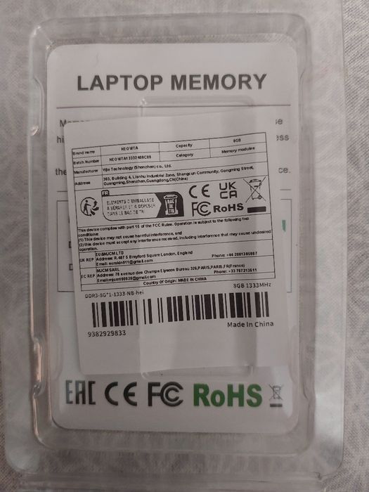 Pamięć RAM do laptopa