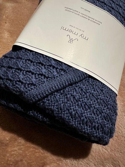 Kocyk bambusowy z kapturkiem, 90x90 - My Memi