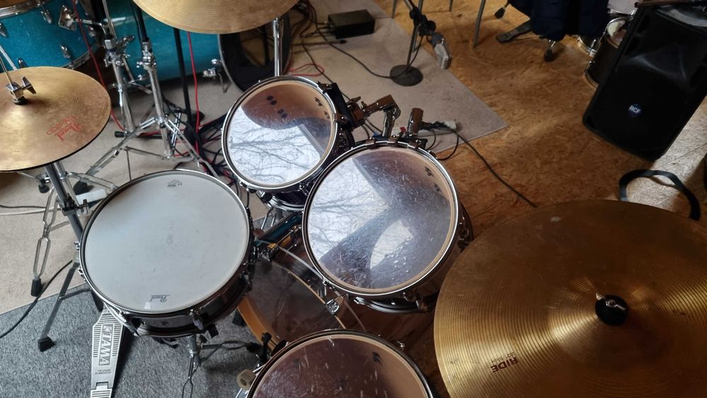 PEARL EXPORT+talerze - perkusja-kompletny zestaw!