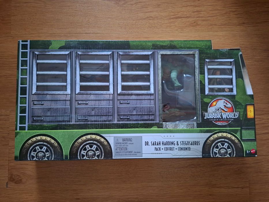 Набір Jurassic World. Dr. Sarah Harding and Stegosaurus. Оригінал.