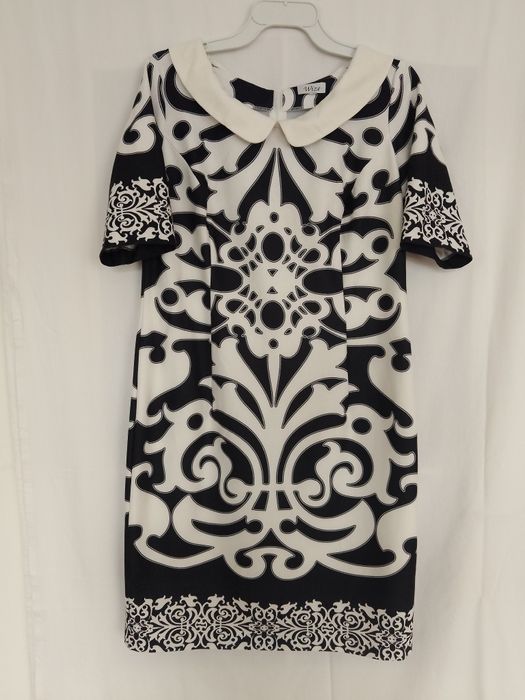 Nowa sukienka wzorem w stylu damasceńskim roz.48