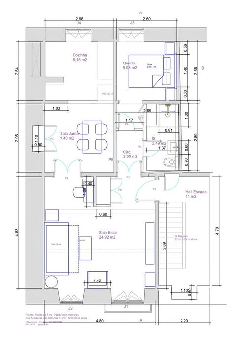 Apartamento T1 na Misericórdia, Lisboa