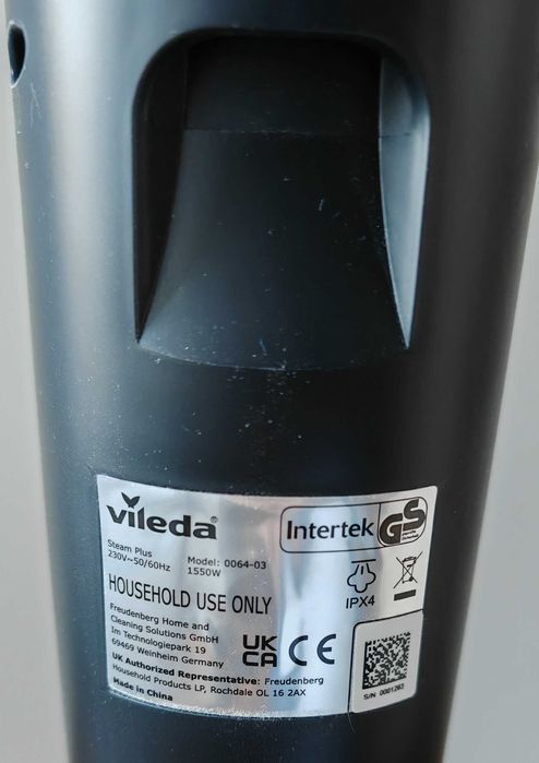 Mop parowy VILEDA Steam Plus # stan bdb