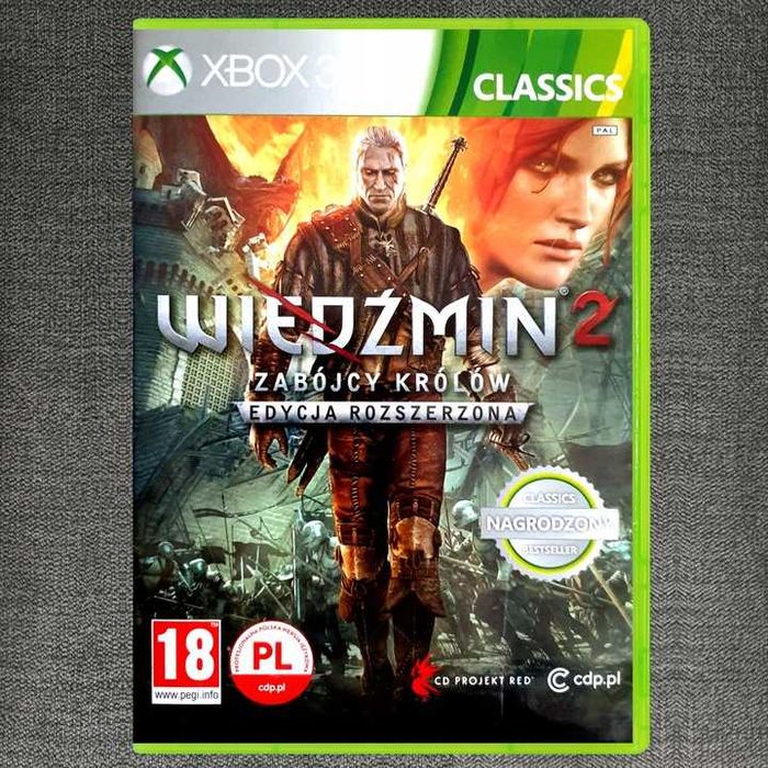 Wiedźmin 2 Zabójcy Królów PL Witcher Xbox One Polski Dubbing