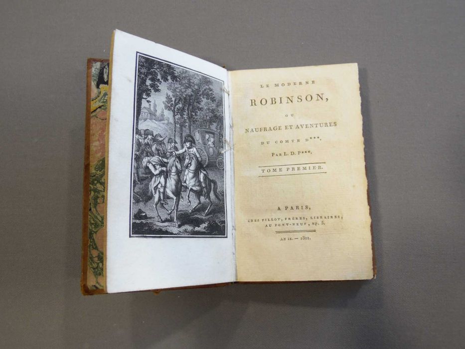 Livro Le Moderne Robinson, 1801