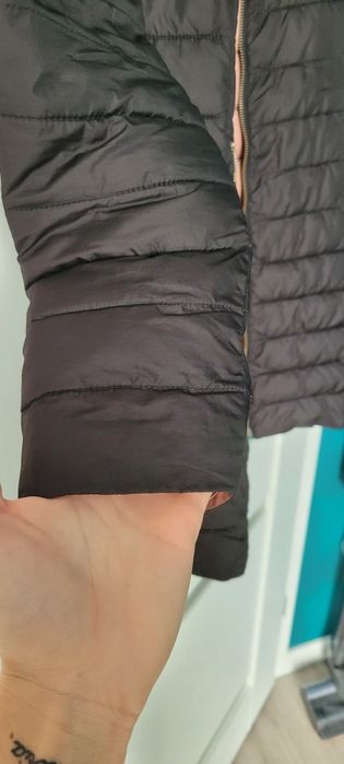 Kurtka czarna parka Mohito 34 jak 36