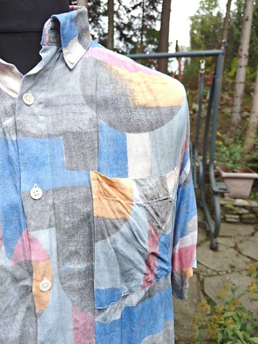 Asos design męska koszula wiskoza M retro vintage