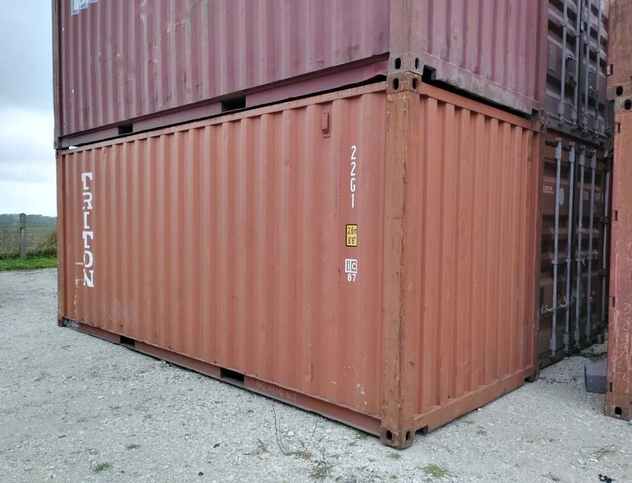 KONTENER morski, magazynowy 20 ft DV CW, 6 m