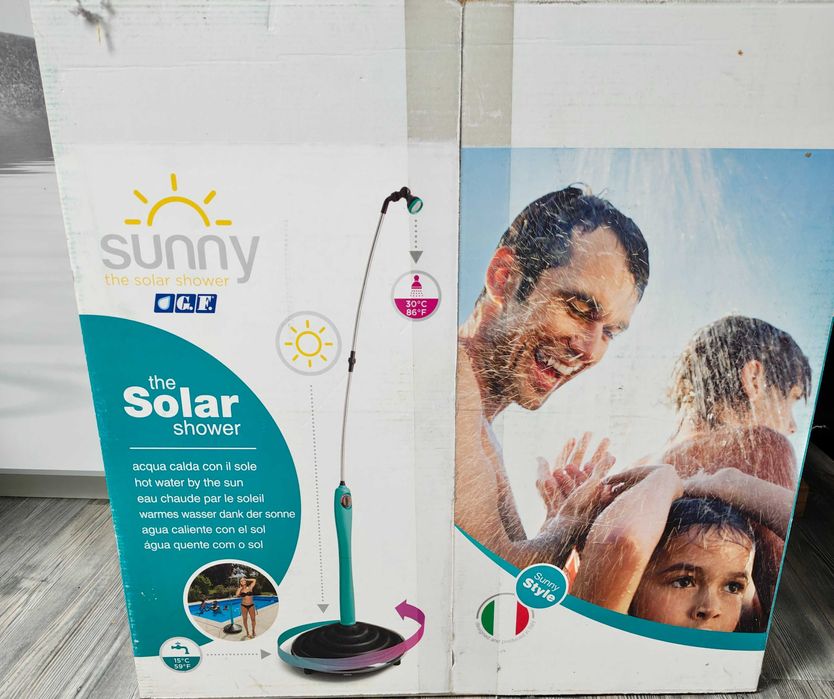 Prysznic przenośny solar Sunny nowy/powystawowy