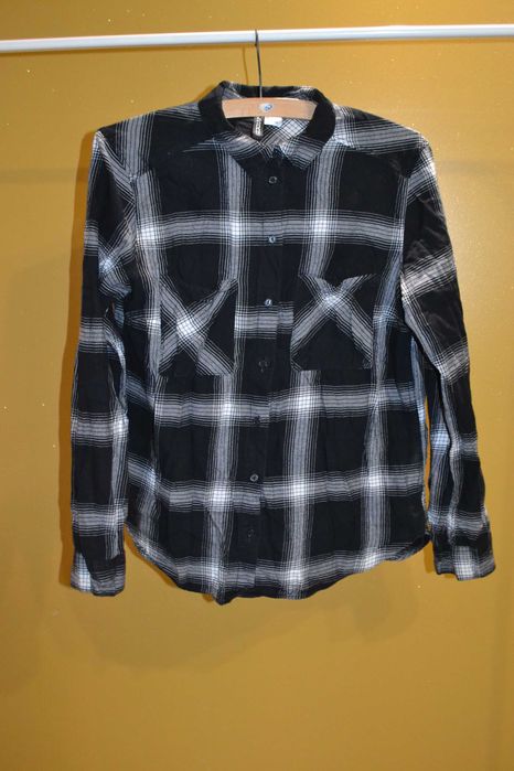 Bluzka koszula czarna H&M Divided M 38 S 36 165/88A