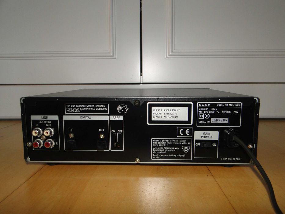 Profesjonalny Odtwarzacz Minidisc DECK MDS S-39.Ideał.Mega Okazja.Japan