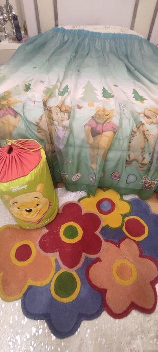 Cortina + colcha + tapete