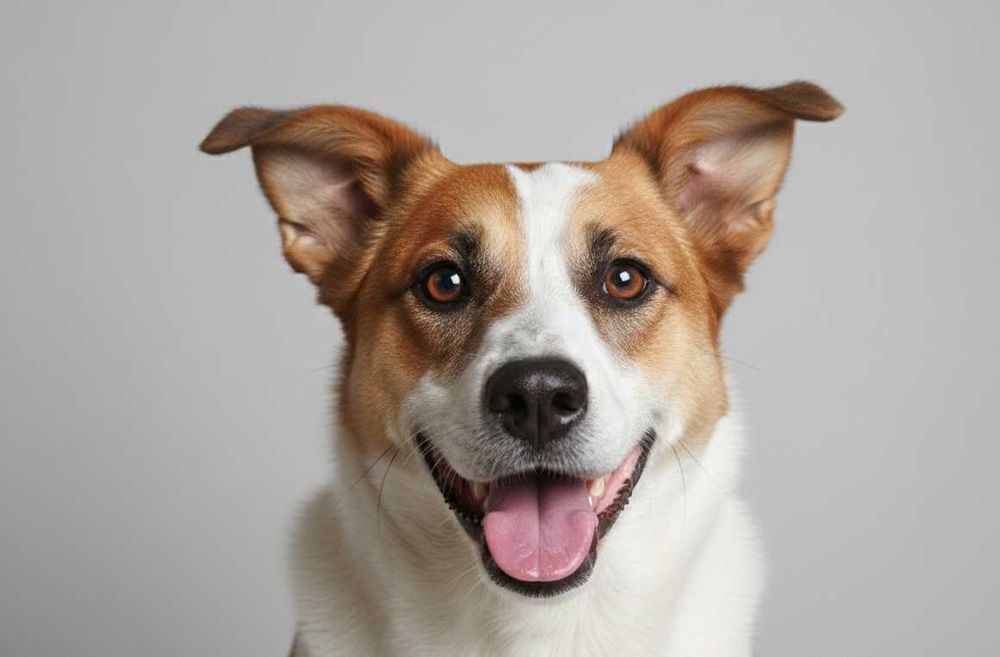 CRUX - duży biało-rudy psiak