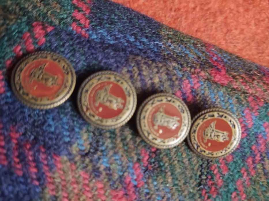 Пиджак шотландский настоящий шерсть блейзер