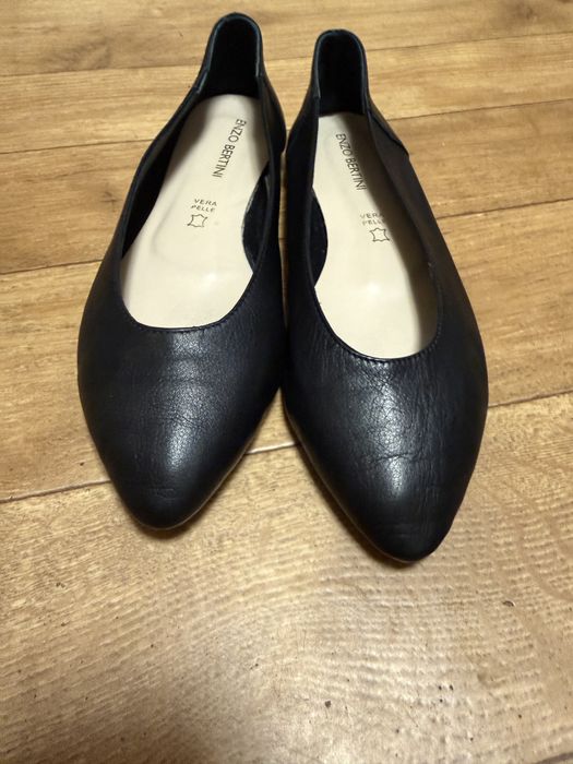 Шкіряні Лофери мюлі балетки max mara massimo dutti enzo bertini