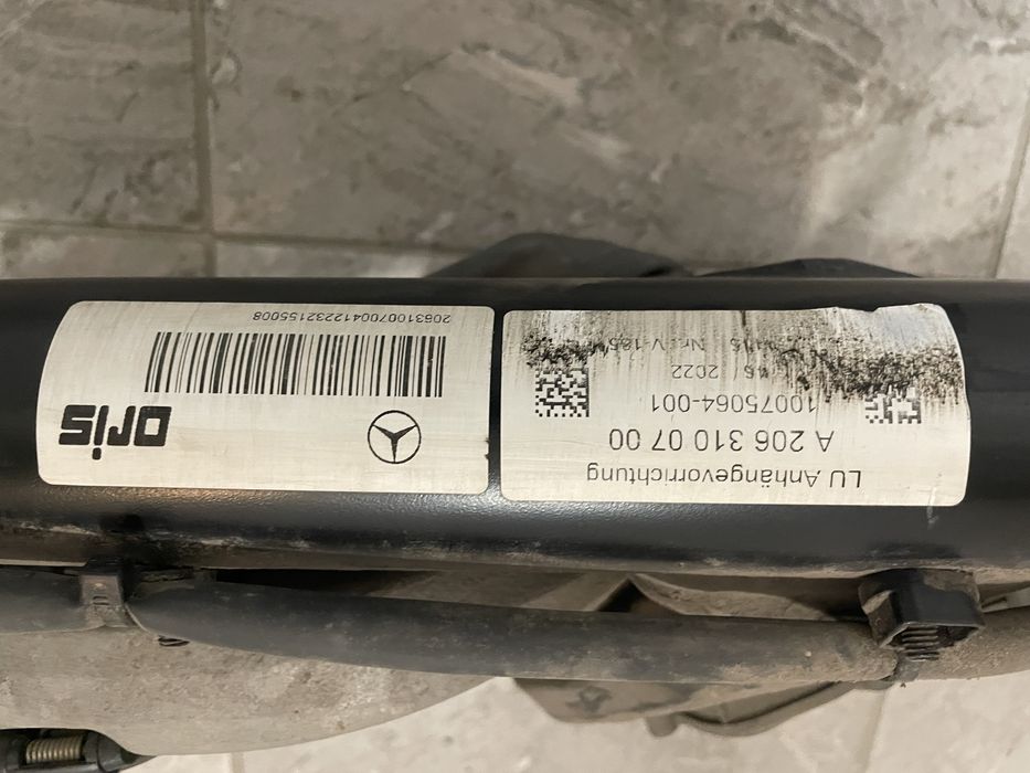 Hak elektryczny Mercedes C klasa w206