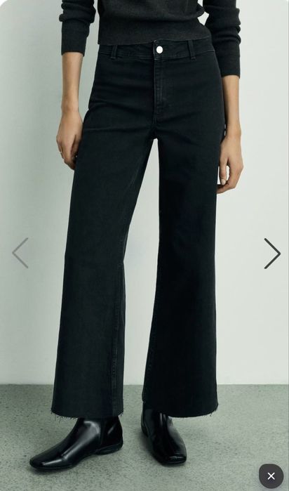 Джинси чорні mango