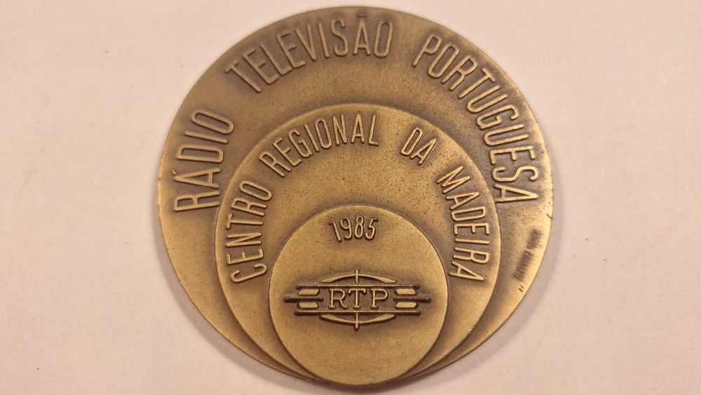 Medalha Bronze Rara 1985 – I Cimeira Insular (Canárias, Açores, Madeira) – RTP