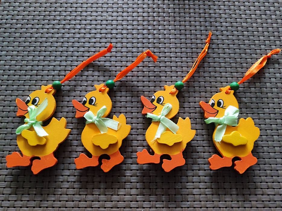Wielkanocne kaczki ozdoby 3D