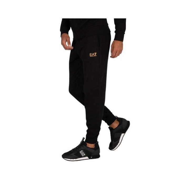 EMPORIO ARMANI EA7 stylowy męski dres oryginalny black/gold
