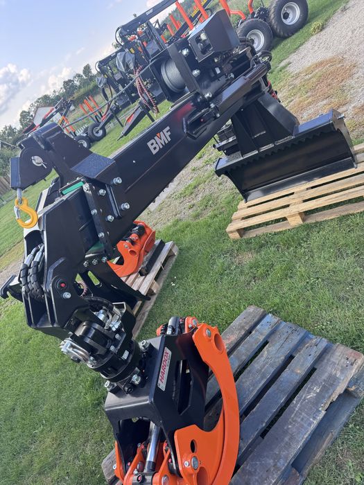 BMF Kleszcze zrywkowe na TUZ z teleskopem Rotator Chwytak 0.24 Wyciag