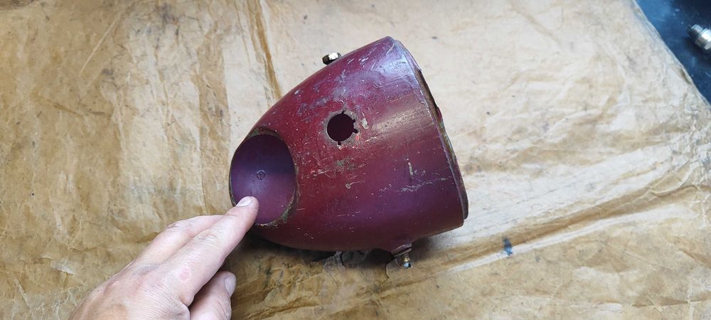 Lampa WSK 125 obudowa lampy metalowa skorupa lampa przód przednia