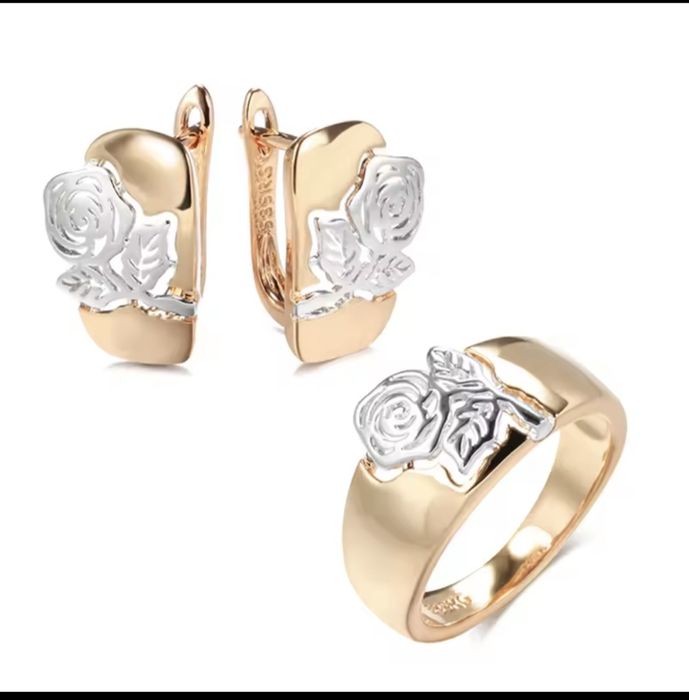 Комплект бижутерии Kinel,позолота