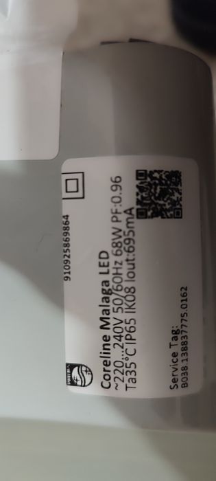 Lampa Philips Malaga LED coreline