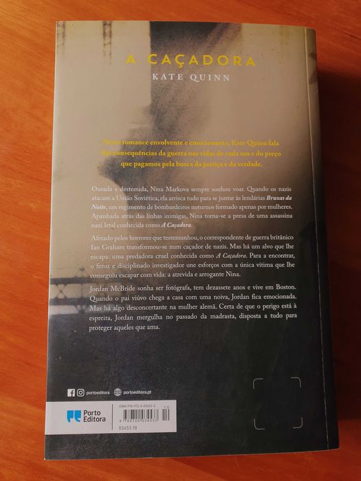 A Caçadora - Kate Quinn (portes incluídos)