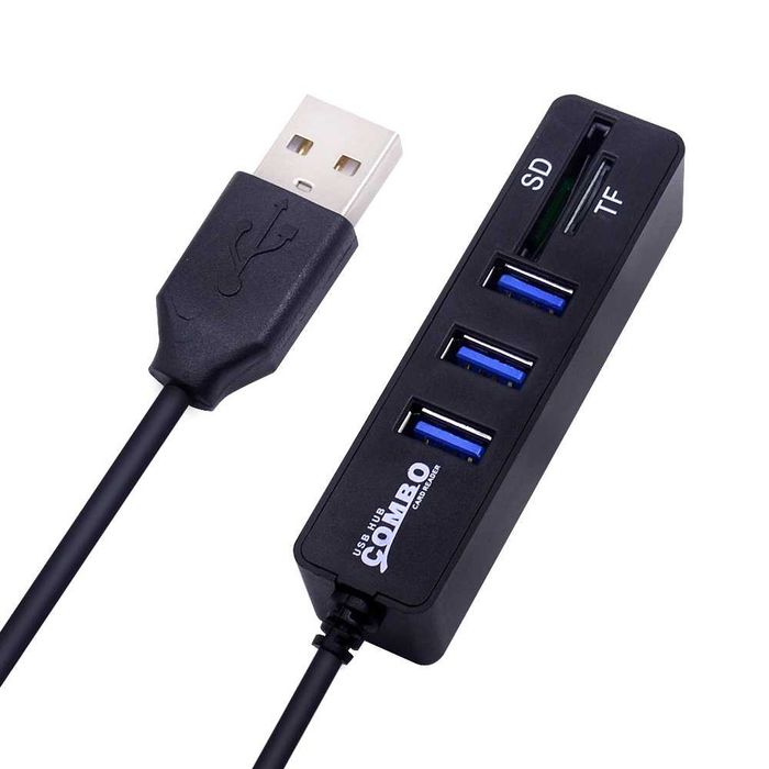 USB 3.0 HUB картридер микро SD / TF
