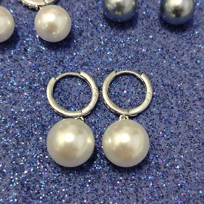 Серьги с жемчугом, сережки з перлами