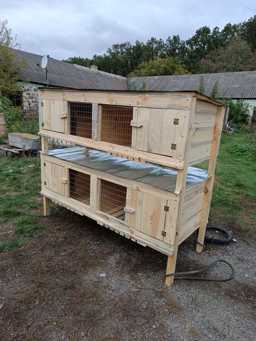 Кролятник 4 відділи