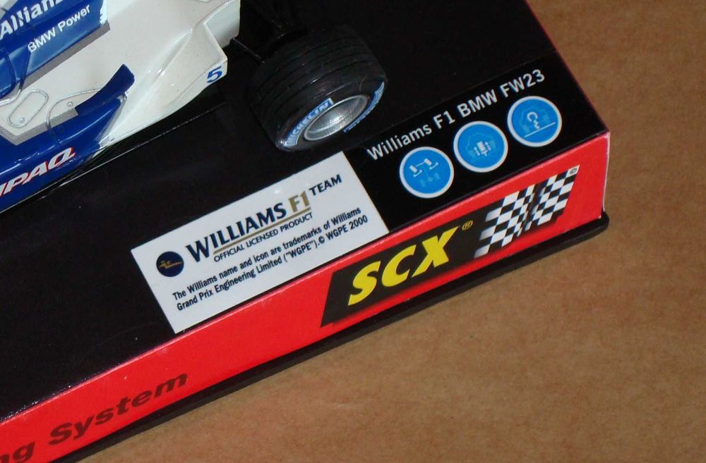 Slot car SCX - Scalextric - F1 Williams - 1:32 - Novo, nunca usado