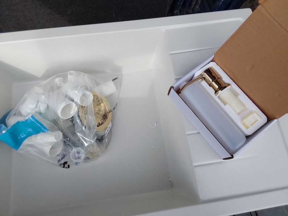 Zlewozmywak jenokomorowy granit NOWY