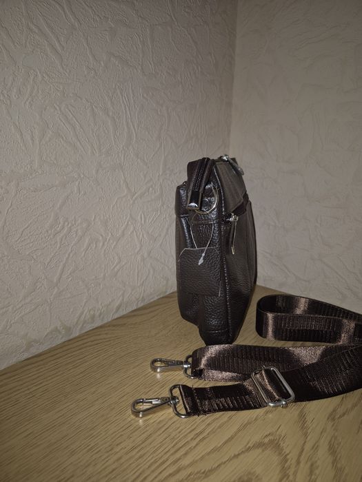 Чоловіча сумка з натуральної шкіри