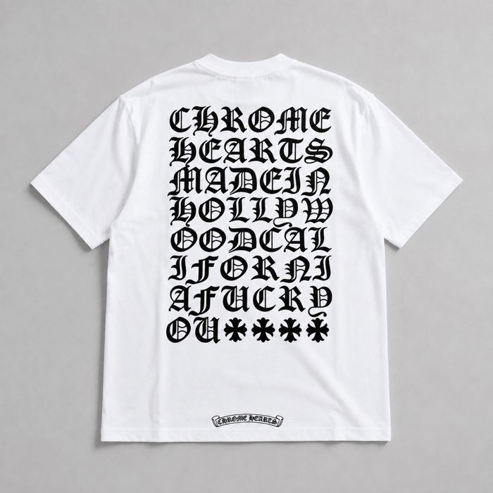 Футболка Хром Хардс белая // Тишка Chrome Hearts с бирками