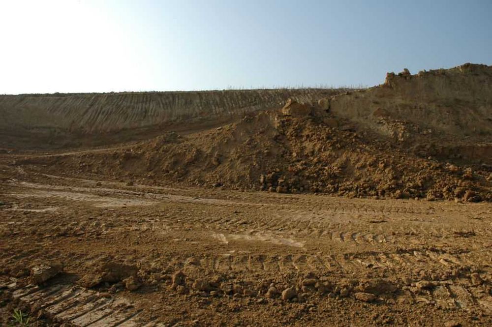 Glina Zamułka piasek zasypka stabilizacja materiał  nasypowy