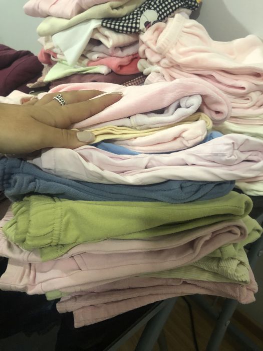 Lote de roupa de menina