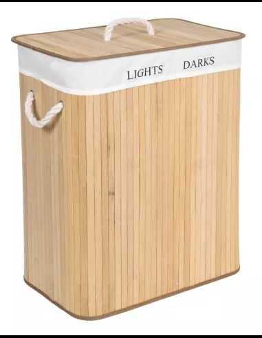 Kosz  bambusowy na prania/100L